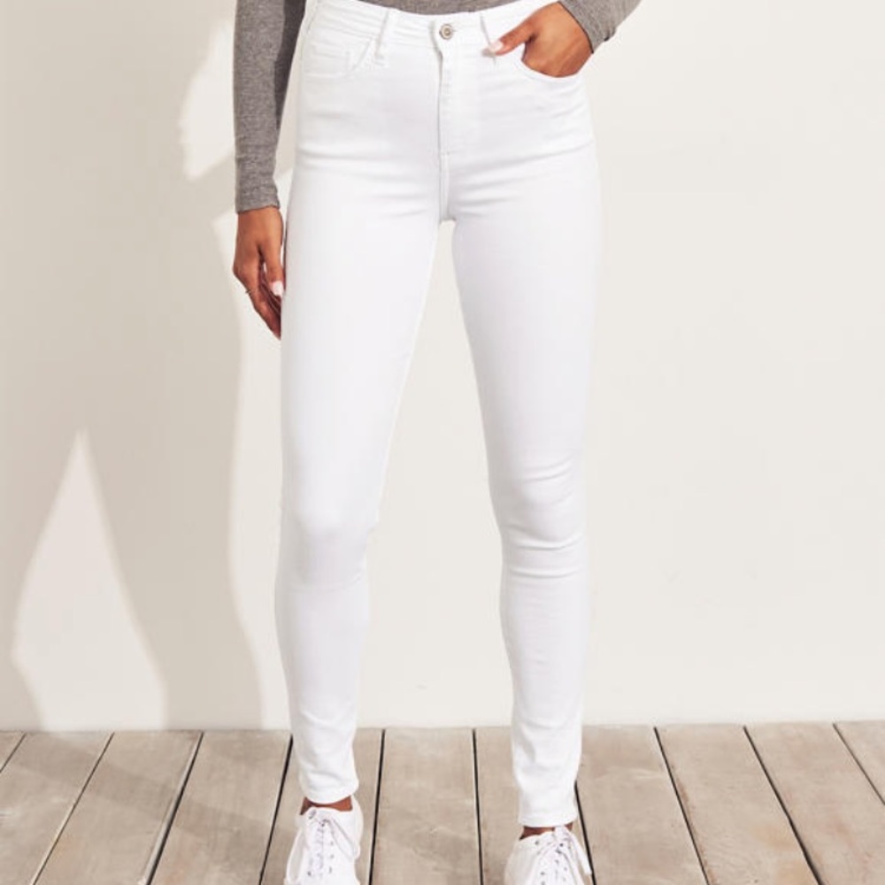 BOGO white high rise jean legging